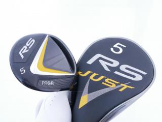 Fairway Wood : PRGR : หัวไม้ 5 PRGR RS JUST (รุ่นปี 2024) Loft 18 ก้าน Mitsubishi Diamana Flex R