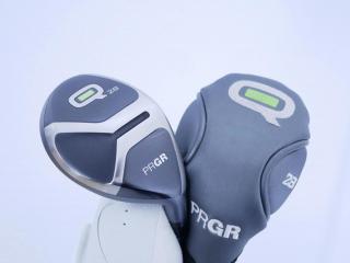 fairway_wood : ไม้กระเทย PRGR Q (รุ่นปี 2019 สำหรับเล่นได้ทุกไลน์) Loft 28 Flex R 