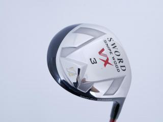 fairway_wood : หัวไม้ 3 Katana Sword Snipe Wood VX Loft 15 ก้าน Fujikura Motore 55K Flex R