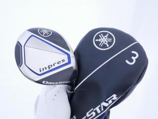 Fairway Wood : Yamaha : หัวไม้ 3 Yamaha Inpres DriveStar (รุ่นปี 2023 ตีไกลมากๆ) Loft 15 ก้าน Fujikura Speeder NX M423f Flex R