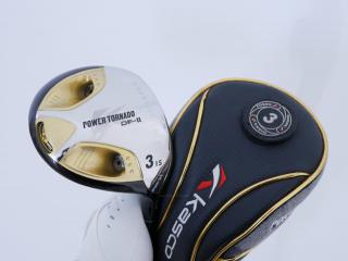 fairway_wood : หัวไม้ 3 Kasco Power Tornado DF-II Loft 15 Flex R