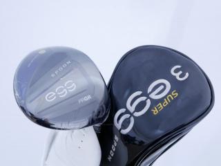 fairway_wood : **ของใหม่ ยังไม่แกะพลาสติก** หัวไม้ 3 PRGR Super Egg (รุ่นปี 2021 หน้าเด้งเกินกฏ COR 0.84 หายากมาก) Loft 15 ก้าน M-40 Flex SR