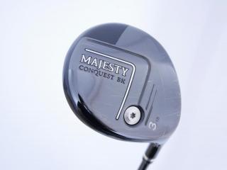 fairway_wood : หัวไม้ 3 Maruman MAJESTY Conquest BK (ปี 2021 รุ่นท้อปสุด) Loft 15 ก้าน Fujikura Speeder Evolution Flex S