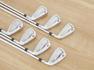 Iron set : PRGR : ชุดเหล็กกระเทย PRGR NEW Egg Forged (รุ่นปี 2020 ตีง่ายและไกลมากๆ เด้งสุดๆ COR 0.82) มีเหล็ก 5-Pw,Aw (7 ชิ้น) ก้านเหล็ก NS Pro Modus 105 Flex S