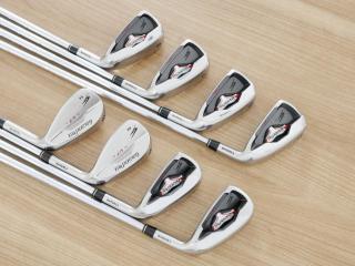 iron_set : ชุดเหล็ก Tsuruya Goldenprix V7 (ตีง่าย ไกล) มีเหล็ก 5-Pw,Aw,Sw (8 ชิ้น) ก้านเหล็ก NS Pro 950 HT Flex S