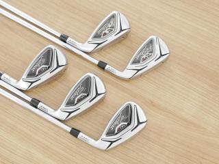 Iron set : Titleist : ชุดเหล็ก Titleist VG3 Type D Forged (รุ่นปี 2019 Japan Spec. ตีง่ายและไกลที่สุดของ Titleist) มีเหล็ก 6-Pw (5 ชิ้น) ก้านเหล็ก NS Pro Zelos 8 Flex S