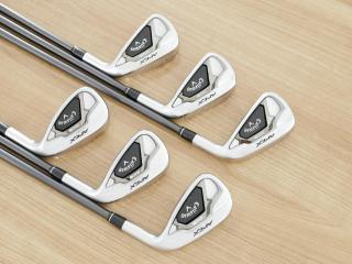 Iron set : Callaway : ชุดเหล็ก Callaway APEX DCB Forged (ปี 2022) มีเหล็ก 5-Pw (6 ชิ้น) ก้านกราไฟต์ Mitsubishi Diamana 55 Flex S