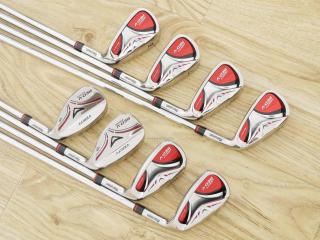 Iron set : Maruman : ชุดเหล็ก Maruman Red-V (ใบใหญ่ ตีง่าย) มีเหล็ก 5-Pw,Aw,Sw (8 ชิ้น) ก้านเหล็ก NS Pro 1070 Flex R