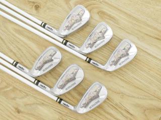 iron_set : **ของใหม่ ยังไม่แกะพลาสติก** ชุดเหล็ก Honma Beres AIZU (รุ่นล่าสุด ปี 2023) มีเหล็ก 6-11 (6 ชิ้น เทียบเท่า 5-Pw) ก้าน Honma ARMRQ MX Flex SR (2 ดาว)