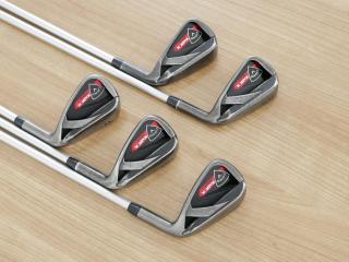 Iron set : Callaway : ชุดเหล็ก Callaway RAZR X Black มีเหล็ก 6-Pw (5 ชิ้น) ก้านกราไฟต์ Flex SR