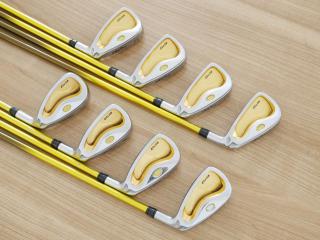 Iron set : Honma : **ก้าน 4 ดาว มีตำหนิ** Honma Beres MG703 (หน้าเด้ง) มีเหล็ก 5-10,Aw,Sw (8 ชิ้น) ก้าน ARMRQ UD54 Flex R (4 ดาว)