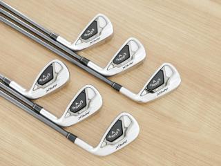 Iron set : Callaway : ชุดเหล็ก Callaway APEX DCB Forged (ปี 2022) มีเหล็ก 5-Pw (6 ชิ้น) ก้านกราไฟต์ Mitsubishi Diamana 55 Flex R