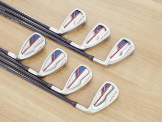 Iron set : Daiwa : ชุดเหล็ก Daiwa OnOff AKA (ออกปี 2021 หน้าเด้ง Maraging ยืดยุบได้ ตีง่าย นุ่ม ไกลมากๆ) มีเหล็ก 6-Pw,Aw,Sw (7 ชิ้น) ก้านกราไฟต์ Flex R