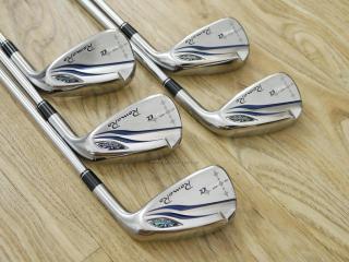 Iron set : Romaro : ชุดเหล็ก Romaro Ray Alpha Forged (รุ่นล่าสุด ปี 2020 ใบใหญ่ ตีไกลกว่าปกติมาก) มีเหล็ก 6-Pw (5 ชิ้น) ก้านเหล็ก NS Pro 750 Flex R