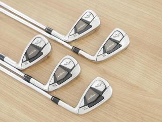 iron_set : ชุดเหล็ก Callaway Rogue ST Max Fast (ออกปี 2022 ตีง่ายที่สุด ไกลสุดของ Callaway) มีเหล็ก 6-Pw (5 ชิ้น) ก้านเหล็ก NS Pro 850 NEO Flex S