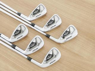 iron_set : ชุดเหล็ก Callaway APEX Forged (รุ่นปี 2022) มีเหล็ก 5-Pw (6 ชิ้น) ก้านเหล็ก NS Pro 950 NEO Flex S