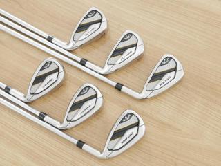 iron_set : ชุดเหล็ก Callaway Mavrik (ปี 2020 ตีง่าย ไกลมากๆ) มีเหล็ก 6-Pw,Aw (6 ชิ้น) ก้านกราไฟต์ Mitsubishi Diamana 50 Flex S