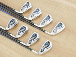 iron_set : ชุดเหล็ก Kasco D-Max AR (ใบใหญ่หน้าเด้ง ไกล) มีเหล็ก 5-Pw,Aw,Sw (8 ชิ้น) ก้านกราไฟต์ Flex R