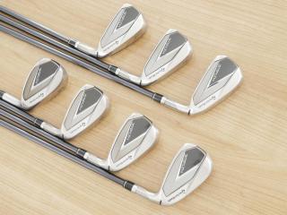 Iron set : Taylormade : ชุดเหล็ก Taylormade Stealth (ออกปี 2022 Japan Spec.) มีเหล็ก 5-Pw,Sw (7 ชิ้น) ก้านกราไฟต์ Mitsubishi Tensei TM60 Flex S