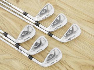 iron_set : **ของใหม่ ยังไม่แกะพลาสติก** ชุดเหล็ก Callaway APEX Forged (รุ่นปี 2022) มีเหล็ก 5-Pw (6 ชิ้น) ก้านเหล็ก NS Pro ZELOS 8 Flex S
