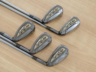 Iron set : ชุดเหล็ก Tsuruya AXEL Gold Premium III (ออกปี 2019 ของใหม่ 6 หมื่นกว่าบาท หน้าเด้งสุดๆ ไกลสุดๆๆ) มีเหล็ก 7-Pw,Aw (5 ชิ้น) ก้านกราไฟต์ Flex R