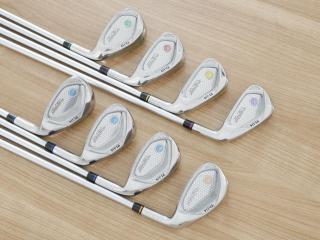 Iron set : Kasco : ชุดเหล็ก Kasco TARO Big Super Hyten (หน้าเด้ง ตีง่าย ไกล) มีเหล็ก 5-Pw,Aw,Sw (8 ชิ้น) ก้านกราไฟต์ Flex R