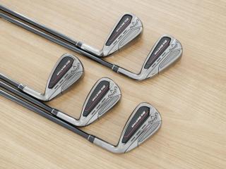 Iron set : Callaway : ชุดเหล็ก Callaway Big Bertha (รุ่นล่าสุด ปี 2023 ตีง่ายที่สุดของ Callaway) มีเหล็ก 6-Pw (5 ชิ้น) ก้านกราไฟต์ Fujikura Speeder NX Flex R