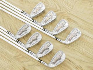 iron_set : **ของใหม่ ยังไม่แกะพลาสติก** ชุดเหล็ก Honma Beres AIZU (รุ่นล่าสุด ปี 2023) มีเหล็ก 6-11,Aw,Sw (8 ชิ้น เทียบเท่า 5-Pw,Aw,Sw) ก้าน Honma ARMRQ MX Flex S (2 ดาว)