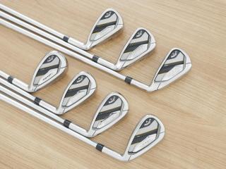 Iron set : Callaway : ชุดเหล็ก Callaway Mavrik MAX (ออกปี 2020 ตีง่าย ไกลมากๆ) มีเหล็ก 6-Pw,Aw,Sw (7 ชิ้น) ก้านกราไฟต์ Mitsubishi Diamana 40 Flex R