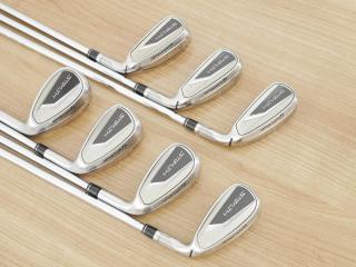 Iron set : Taylormade : ชุดเหล็ก Taylormade Stealth HD (ออกปี 2022 Japan Spec. ใบใหญ่มาก ตีง่ายสุดๆ) มีเหล็ก 5-Pw,Sw (7 ชิ้น) ก้านเหล็ก KBS Max MT 80 Flex R