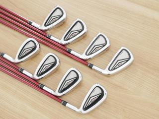 Iron set : Taylormade : ชุดเหล็ก Taylormade r9 MAX มีเหล็ก 5-Pw,Aw,Sw (8 ชิ้น) ก้านกราไฟต์ Fujikura Motore 55 Flex S