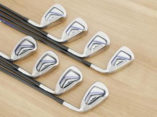 Iron set : Mizuno : ชุดเหล็ก Mizuno JPX EIII SV Titanium (ตัวท้อป ใบใหญ่ที่สุดของ Mizuno ตีง่ายมาก หน้าเด้ง ตีไกล) มีเหล็ก 5-Pw,Aw,Sw (8 ชิ้น) ก้านกราไฟต์ Flex SR