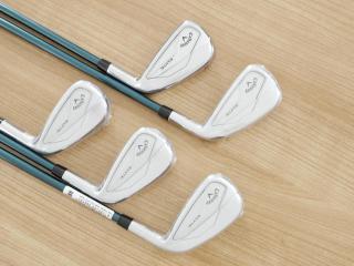 Iron set : Callaway : **ของใหม่ ยังไม่แกะพลาสติก** ชุดเหล็ก Callaway ELYTE (ออกปี 2025 ตีง่ายมาก ไกล Japan Spec.) มีเหล็ก 6-Pw (5 ชิ้น) ก้านกราไฟต์ Fujikura VENTUS 5 Flex R