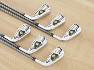 Iron set : Taylormade : ชุดเหล็ก Taylormade Gloire G (รุ่นท๊อปสุด ตีไกลมากๆ เหล็ก 7 Loft 26.5 หน้าเด้ง) มีเหล็ก 5-Pw (6 ชิ้น) ก้านกราไฟต์ Flex S