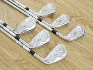 Iron set : Callaway : **ของใหม่ ยังไม่แกะพลาสติก** ชุดเหล็ก Callaway APEX Pro Forged (รุ่นล่าสุด ออกปี 2019) มีเหล็ก 5-Pw (6 ชิ้น) ก้านเหล็ก NS Pro 950 Flex S