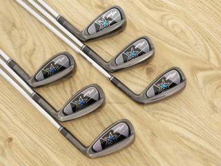 iron_set : ชุดเหล็ก RC (Royal Collection) Star (รุ่นปี 2018 ตีง่าย ไกล) มีเหล็ก 6-Pw,Aw (6 ชิ้น) ก้านเหล็ก Shimada K's-6001 Flex R