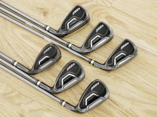 Iron set : PRGR : ชุดเหล็กกระเทย PRGR New Egg Iron (รุ่นปี 2017 ตีง่ายและไกลมาก) มีเหล็ก 6-Pw,Sw (6 ชิ้น) ก้านกราไฟต์ Flex R (M-37)