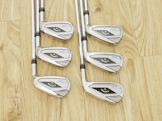Iron set : Callaway : ชุดเหล็ก Callaway Paradym Ai Smoke Max Fast (ออกปี 2024 ตีง่ายมาก ไกล Japan Spec.) มีเหล็ก 6-Pw,Aw (6 ชิ้น) ก้านเหล็ก NS Pro ZELOS 7 Flex S