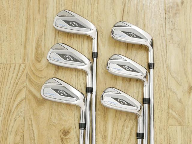 Iron set : Callaway : ชุดเหล็ก Callaway Paradym Ai Smoke Max Fast (ออกปี 2024 ตีง่ายมาก ไกล Japan Spec.) มีเหล็ก 6-Pw,Aw (6 ชิ้น) ก้านเหล็ก NS Pro ZELOS 7 Flex S