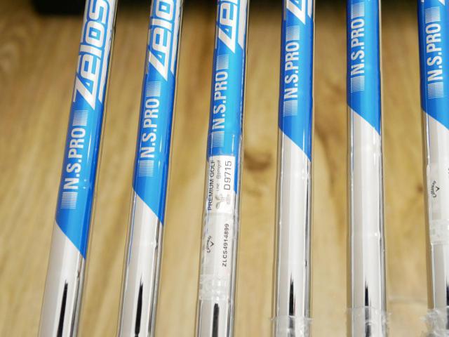 Iron set : Callaway : ชุดเหล็ก Callaway Paradym Ai Smoke Max Fast (ออกปี 2024 ตีง่ายมาก ไกล Japan Spec.) มีเหล็ก 6-Pw,Aw (6 ชิ้น) ก้านเหล็ก NS Pro ZELOS 7 Flex S