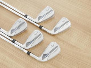 iron_set : **ของใหม่ ยังไม่แกะพลาสติก** ชุดเหล็ก Callaway Paradym Ai Smoke (ออกปี 2024 ตีง่ายมาก ไกล Japan Spec.) มีเหล็ก 6-Pw (5 ชิ้น) ก้านเหล็ก NS Pro ZELOS 7 Flex R