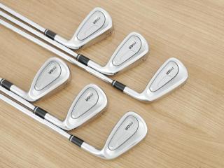 Iron set : PRGR : ชุดเหล็ก PRGR 04 Forged (รุ่นปี 2025 ตีง่าย ไกลมากๆๆ) มีเหล็ก 6-Pw,AW (6 ชิ้น) ก้านเหล็ก NS Pro 85 Flex SR (M-40)