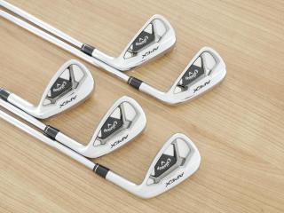 iron_set : ชุดเหล็ก Callaway APEX Forged (รุ่นปี 2022) มีเหล็ก 6-Pw (5 ชิ้น) ก้านเหล็ก NS Pro ZELOS 8 Flex S