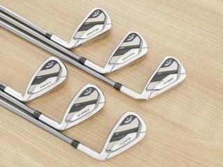 iron_set : ชุดเหล็ก Callaway Mavrik MAX (ออกปี 2020 ตีง่าย ไกลมากๆ) มีเหล็ก 5-Pw (6 ชิ้น) ก้านกราไฟต์ Project X CATALYST 65 5.5 Flex S