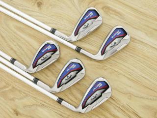 iron_set : ชุดเหล็ก Callaway Big Bertha Beta (ใบใหญ่ ตีง่ายมาก) มีเหล็ก 6-Pw (5 ชิ้น) ก้านกราไฟต์ Fujikura Air Speeder Flex SR