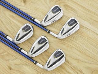 Iron set : Callaway : ชุดเหล็ก Callaway Big Bertha Beta (ใบใหญ่ ตีง่าย ไกล) มีเหล็ก 6-Pw (5 ชิ้น) ก้านกราไฟต์ Flex SR