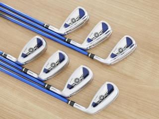 Iron set : ชุดเหล็ก Yamaha Inpres UD+2 (ปี 2018 ตีไกลที่สุด ไกลกว่าเหล็กทั่วไป 2 เบอร์) มีเหล็ก 7-Pw,Aw,As,Sw (7 ชิ้น) ก้านกราไฟต์ Flex R