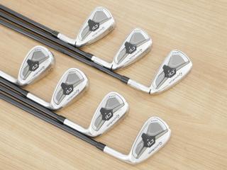 Iron set : Taylormade : ชุดเหล็ก Taylormade Qi MAX (รุ่นล่าสุด ออกปี 2026 Japan Spec.) มีเหล็ก 6-Pw,Aw,Sw (7 ชิ้น) ก้านกราไฟต์ Mitsubishi REAX 65 Flex R