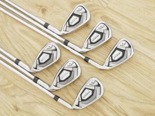 iron_set : ชุดเหล็ก Callaway Rogue CF18 (ออกปี 2018 ตีง่าย ไกล) มีเหล็ก 5-Pw (6 ชิ้น) ก้านเหล็ก XP95 ST15 S300