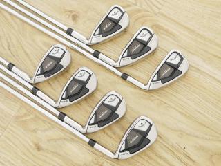 iron_set : ชุดเหล็ก Callaway Rogue ST Max (ออกปี 2022 ตีง่าย ไกลมาก) มีเหล็ก 5-Pw,Aw (7 ชิ้น) ก้านเหล็ก Dynamic Gold 95 S200
